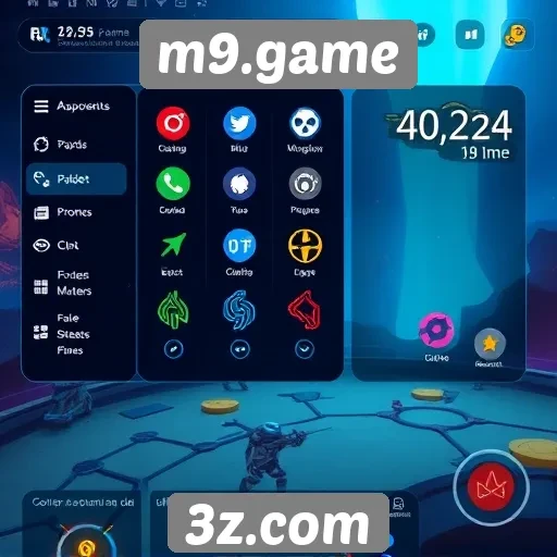 Explorando a interface intuitiva do m9.game