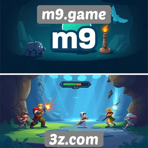 Evolução do design do site m9.game